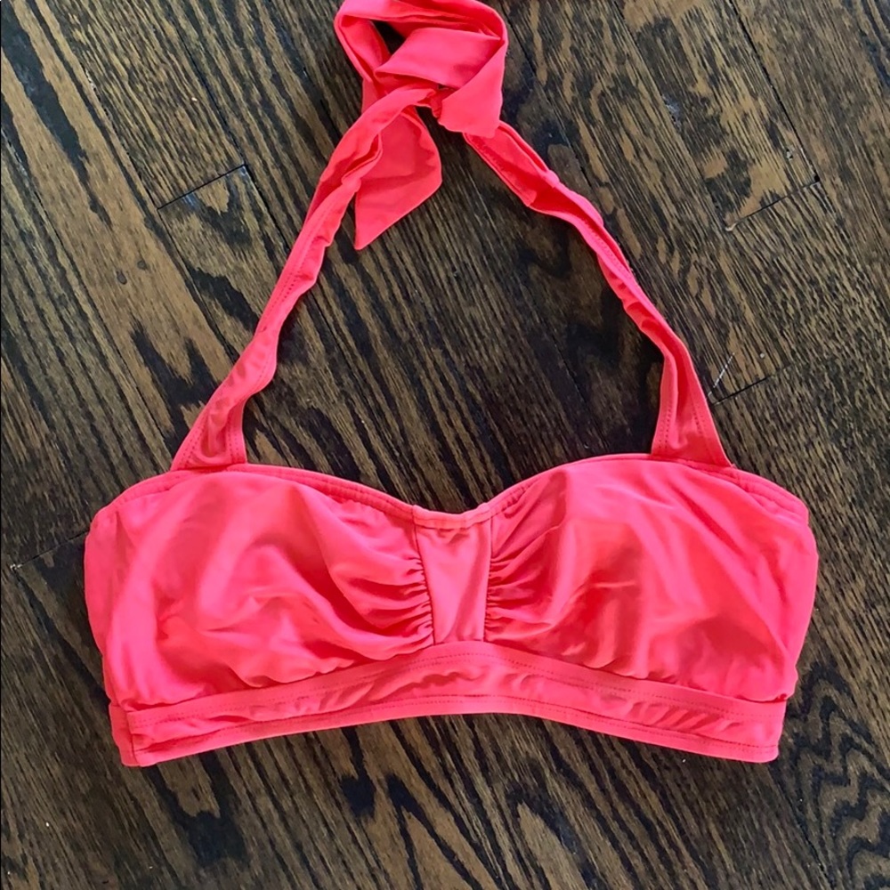 ⭐️Athleta Bikini Bathing Suit Top pink coral swim